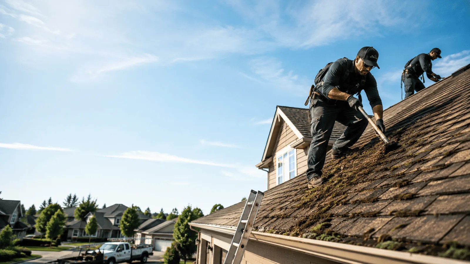 Roof Moss Removal in Marysville, KS near me